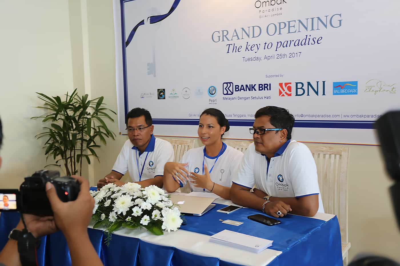 Beach sunrise in the Gili Islands of Lombok Indonesia