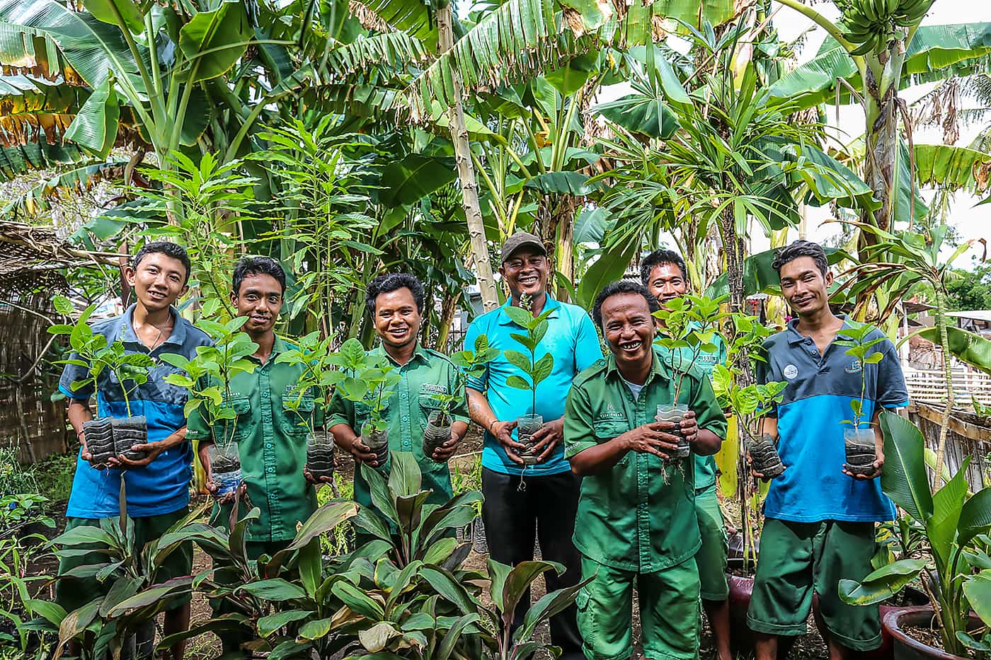 Beach sunrise in the Gili Islands of Lombok Indonesia